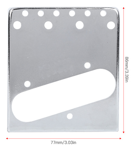 Sillín Eléctrico De 6 Cuerdas Para Guitarra Bridge Plate Par