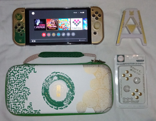 Nintendo Switch Oled Tears Of The Kingdom Con Magia 512 Gb Dorado (Usado)