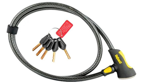 Imagen 3 de 3 de Candado De Cable Onguard Akita 8039 Para Bicicleta