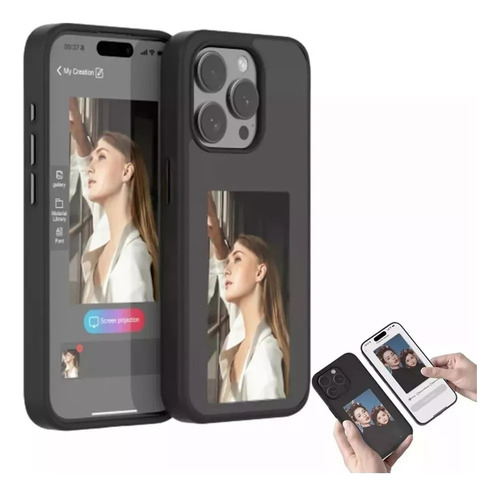 D Yatuo Funda Teléfono Inteligente Con Proyección Trasera