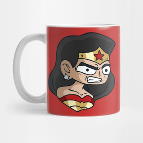 Taza Wonder Woman Mujer Maravilla Freekomic B31