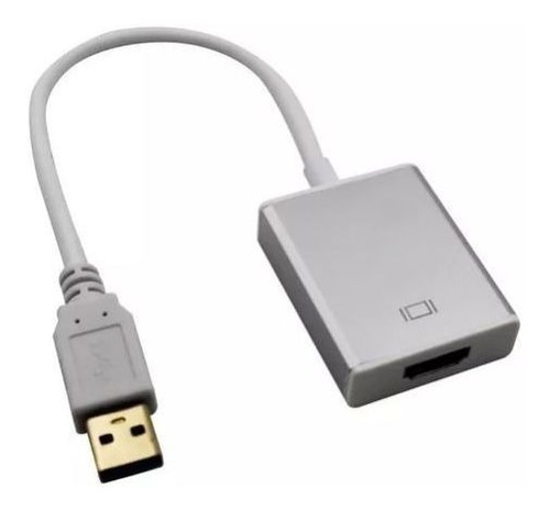 Cabo Usb 3.0 Para Hdmi Video Conversor Full Hd 1080p