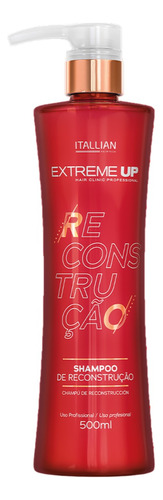 Shampoo Itallian Hairtech Reconstrução Extreme Up 500g 