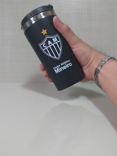 Kit Combo Atletico Mineiro Copo Termico + Caneca Porcelana
