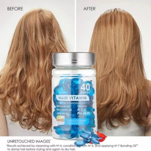 2 Sérums Para El Tratamiento Del Cabello: Cápsula Vitamínica