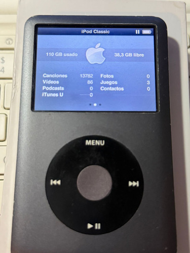 Ipod Classic 7th De 160gb Con Caja Negro (Usado)