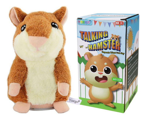 Yoego Cute Mimicry Pet Hablar Hamster Repite Lo Que Dices P Color Brown