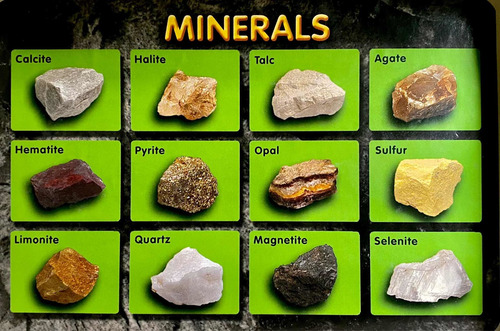 Colección De 12 Minerales (Usado)