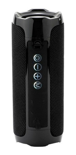 Imagen 2 de 10 de Parlante Portatil Bluetooth V5.0 Negro Netmak Flow Con Radio