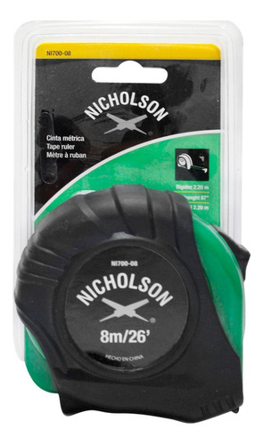 Nicholson - Flexómetro Serie 700 De 8m