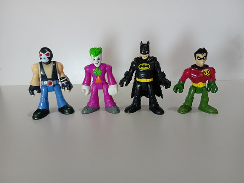 Figuras Imaginext Batman Guason Bane Robin