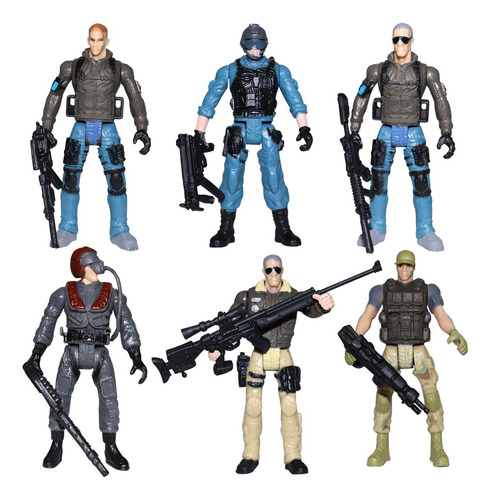 Warwolf Soldado Muñeco Articulado Tipo Gijoe Figura Accion F