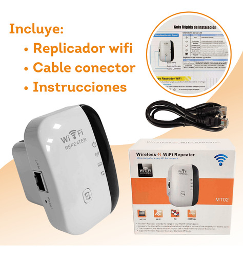 Repetidor Extensor De Señal Amplificador Wifi