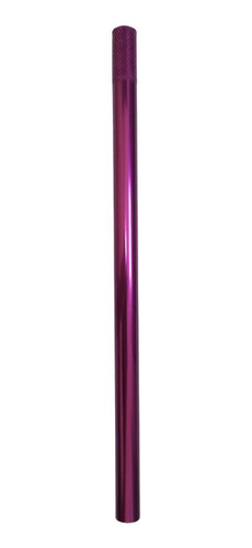 Imagem 1 de 2 de Canote Reto Selim Bmx 22.2 Cruiser Extra Light Anod Violeta