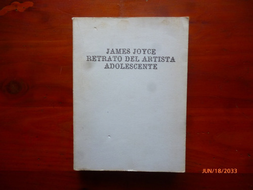 Retrato Del Artista Adolescente James Joyce