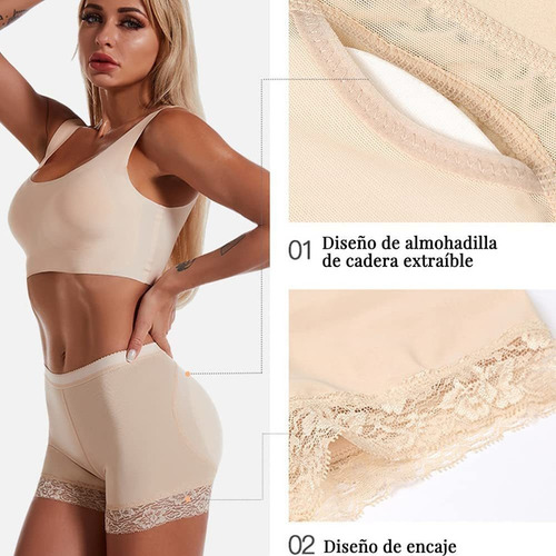 Mujer Bragas De Encaje Levantador De Glúteos, Calzoncillos 2