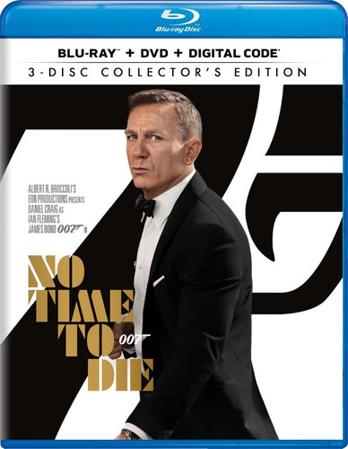 Imagen 1 de 3 de Blu-ray + Dvd 007 No Time To Die / Sin Tiempo Para Morir