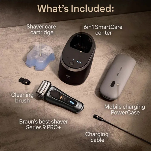 Barbeador Braun 9477cc Series S9 Pro+ Wet&dry Smartcare 6em1