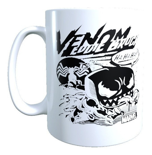 Tazon Con Diseño Venom Spiderman Marvel