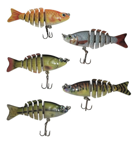 Isca Artificial Lambari P/ Pesca Tucunaré Dourado Traíra Cor Sortida