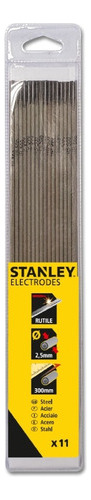 Electrodos Soldar Stanley 2,5mm E6013 X 11unidades Fs