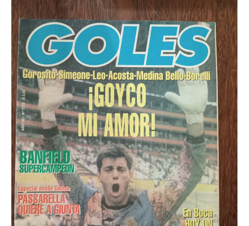 Revista Goles N°1773 Banfield Campeon 1ºb Gatti Basquet Cogg