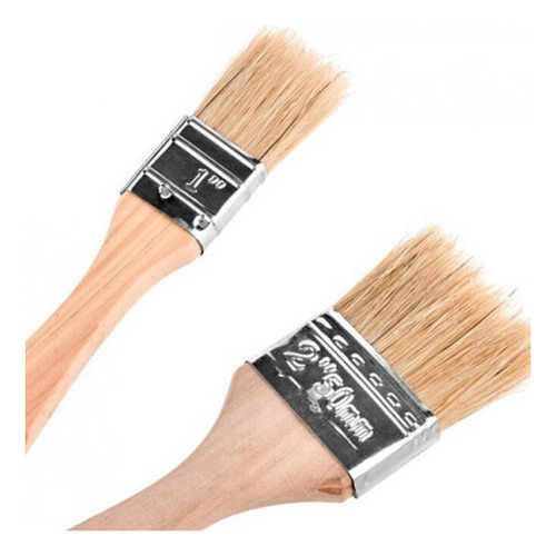 Cc 6 Cepillos Para Masa De Cerdas Naturales Con Mango De