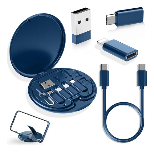  Adaptador Usb C Multifuncional Para Cargar.azul