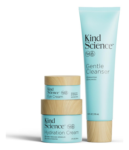Kind Science Limpiador, Crema De Hidratacion, Kit De Crema P