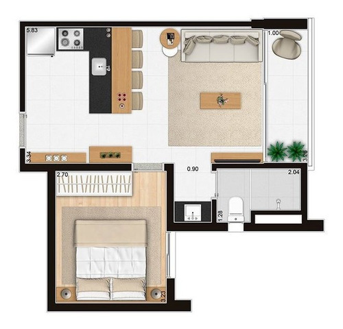 Imagem 10 de 12 de Apartamento À Venda No Bairro Perdizes - São Paulo/sp - O-2973-9327