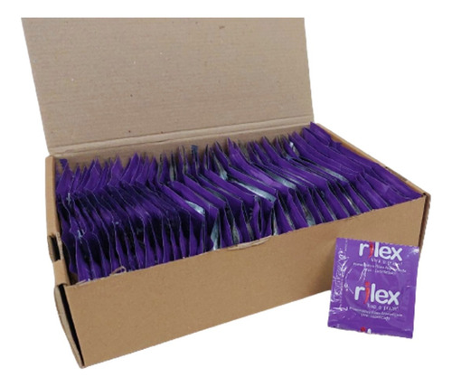 Camisinha Preservativo Rilex Lubrificado Uva Caixa 144 Unid