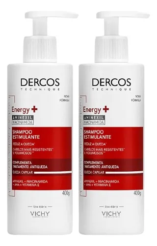 Shampoo Antiqueda Vichy Dercos Energizante 400g Kit C/2