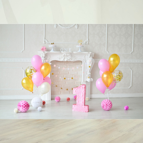 Fondo Fotográfico De Primer Cumpleaños Para Fotografía 3d, P