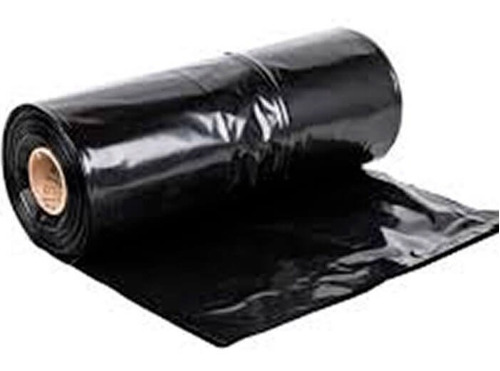 Rollo Negro Bobina Tubo Bolsa 60cm Anch. 50 Mic 20mts