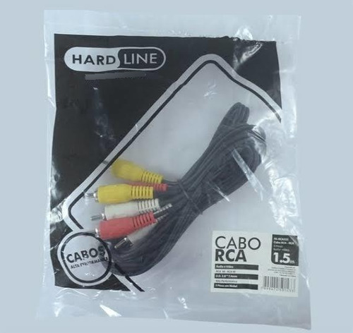 Cabo Hardline Rca Hl-rca 315 03 Fios 1,5 Mts