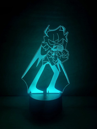 Fnf Selever Lampara Led 3d Friday Night Funkin Personajes