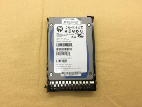 690825-b21 Hp 200gb 6g Sas Sff 2.5-in Sc Ssd 691025-001 G8/9