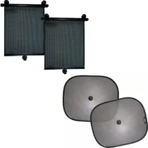 Comprar Kit Cortinas Parasol Auto Enrollables Plegables Ventanilla