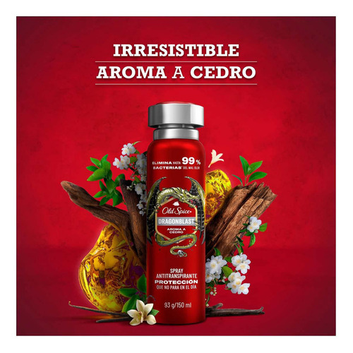 Antitranspirante Old Spice Spray Dragonblast 93g