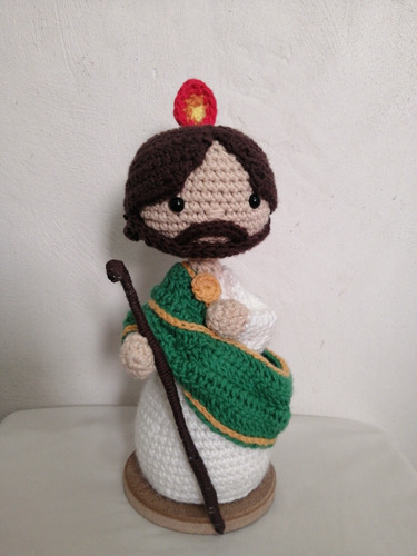 San Judas Tadeo Amigurumi 24 Cm