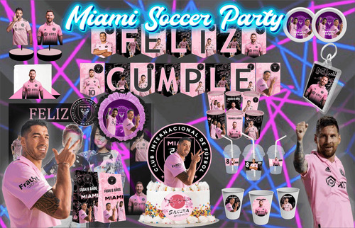 Luis Suarez Adorno Para Tortas Inter Miami Cake Topper