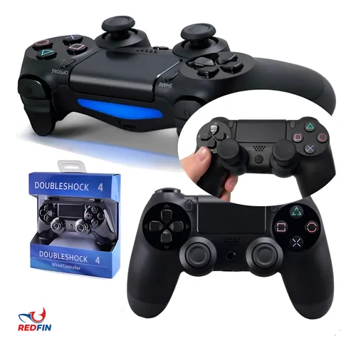 Joystick Bluetooth Redfin Sem Fio Compatível PS4 PC Android com T...