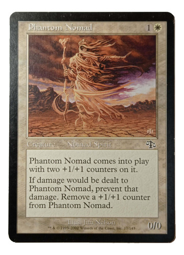 Carta Magic Phantom Nomad [judgment] Mtg Spirit