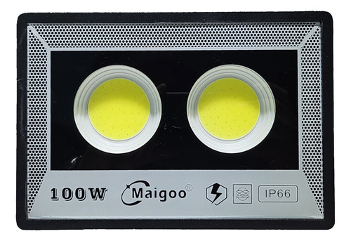 Lampara Led Tipo Reflector Para Exterior 100w Cob Perla