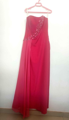 Vestido De Gala Fucsia 