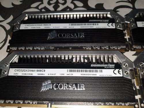 Imagen 2 de 5 de Corsair Dominator Platinum Ddr3 1866 Mhz 8gb