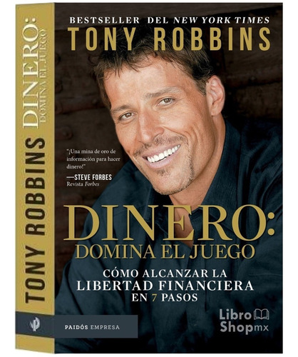 Dinero Domina El Juego - Tony Robbins - Paidós - Libro Color De La Portada Dorado