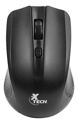 Xtech - Mouse - 2.4 Ghz - Wireless - All Black - 1600 Dpi Xt