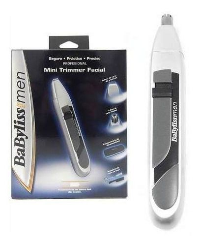 Babyliss For Men Mini Trimmer Facial C/ Funda Viaje + Cuotas