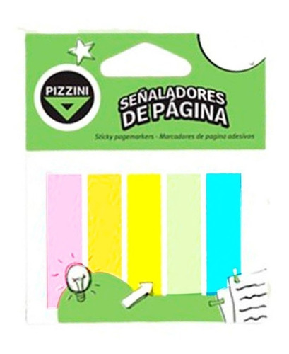 Notas Adhesivas Pizzini Señaladores De Pagina Pastel 